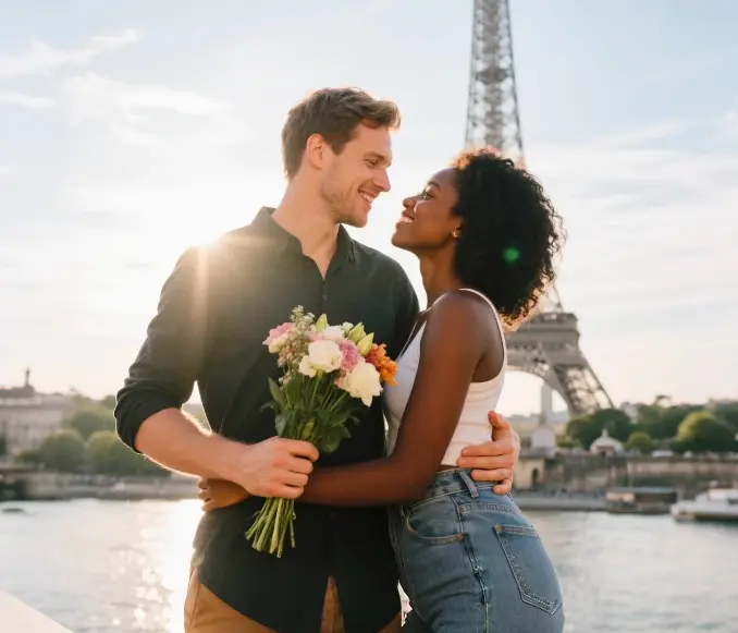 Black White Couple on InterracialMatch